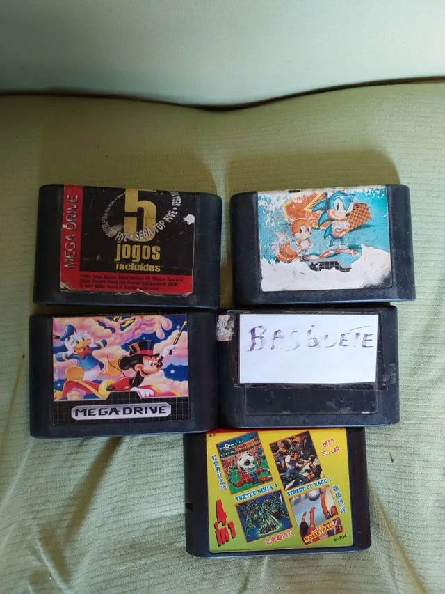 Top Five 5 Jogos Original Mega Drive