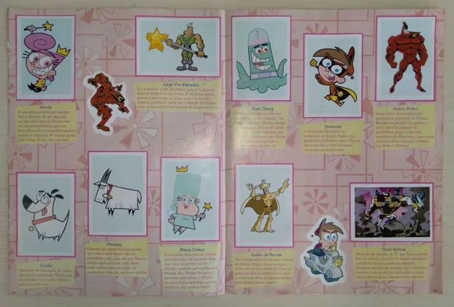 Álbum de figurinhas OS PADRINHOS MÁGICOS! - Foto 4