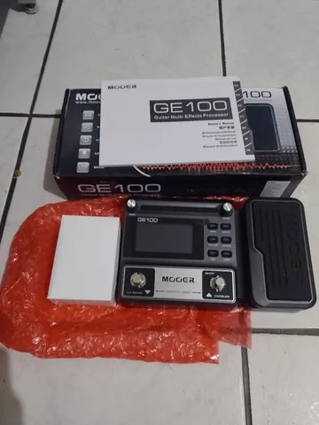 Pedaleira mooer ge 100 nova para guitarra