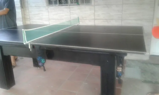 Tampo Azul Tênis De Mesa Ping-pong Para Cima Mesa Sinuca