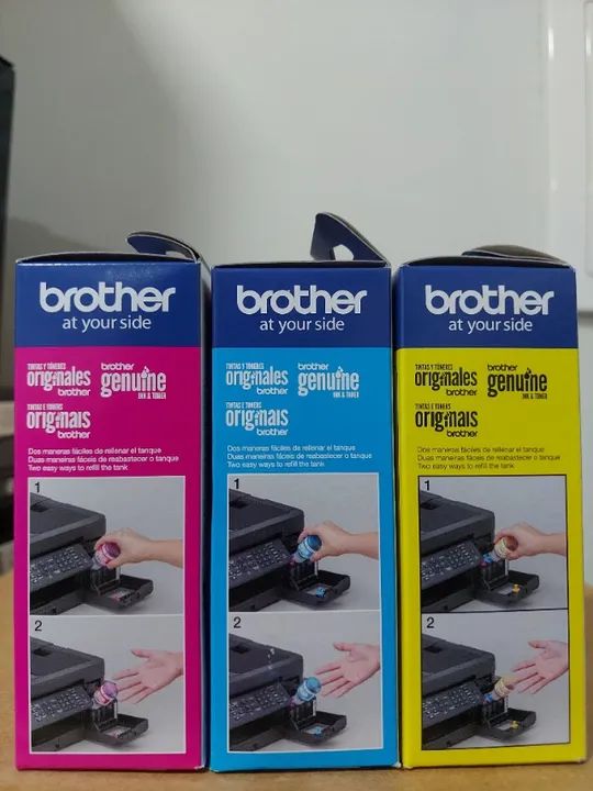Refil Tinta Brother BT5001Y/ BT5001C/ BT5001M - Foto 2