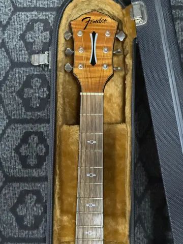 Violão Eletroacústico Aço Cutaway Fender FA-345CE Auditorium 3-tone Natural - + Case - Foto 4