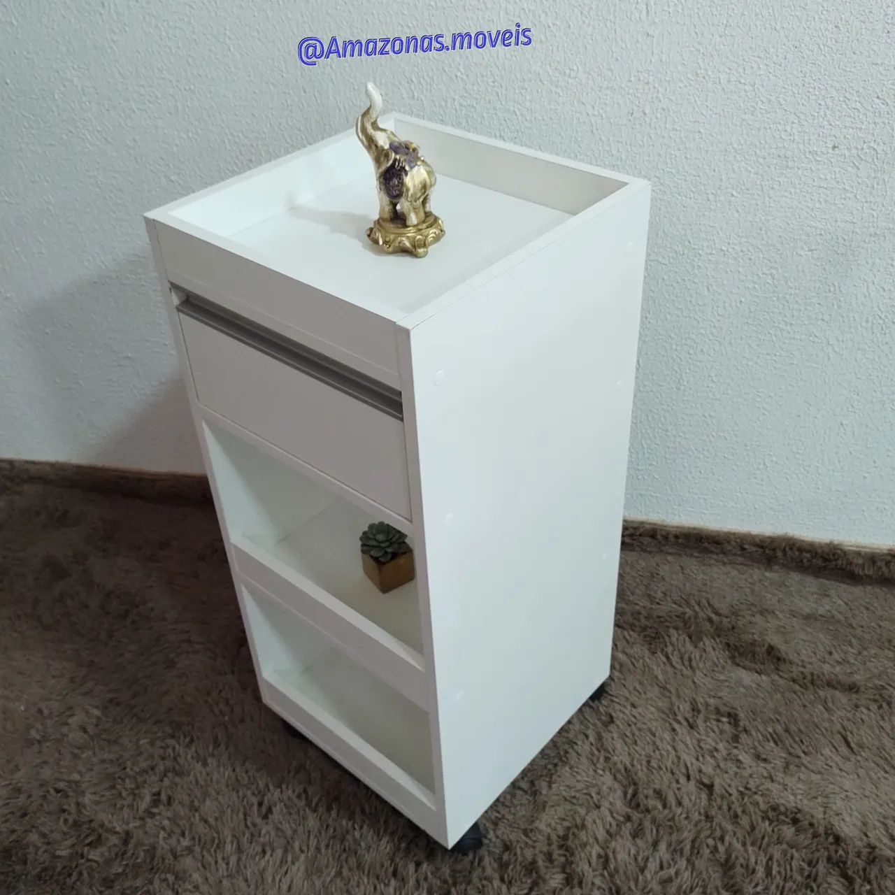 Carrinho auxiliar com gaveta  - Foto 3
