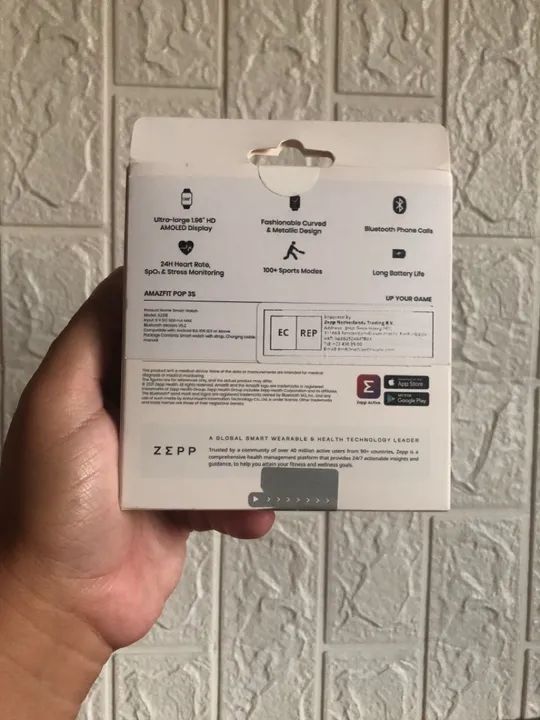 Smartwatch AmazFit Pop 3S - com Bluetooth Phone Call - Foto 2