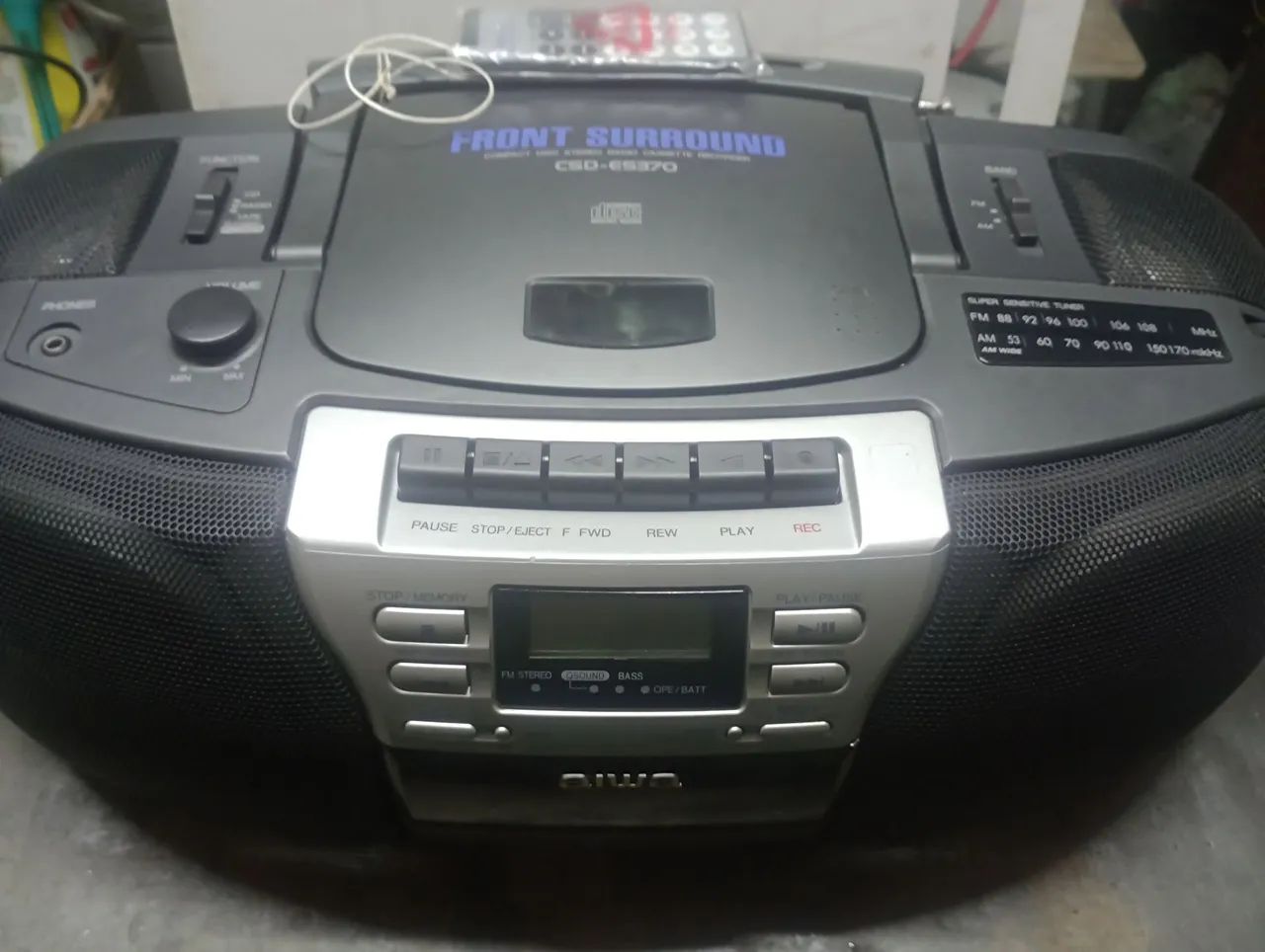 Aparelho de Som Aiwa Portatil Impecavel. - Foto 3