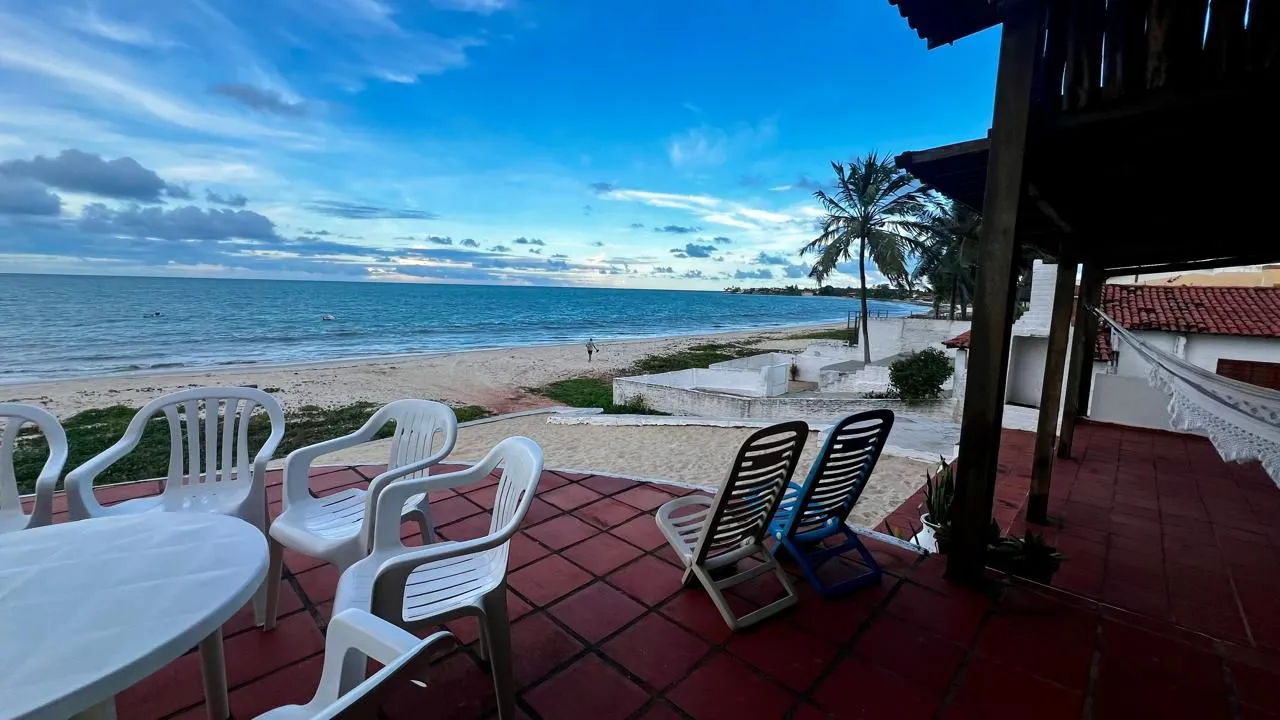 Casa Beira-Mar Muriú/ Porto Mirim - Locação Temporária - Imóvel Mobiliado