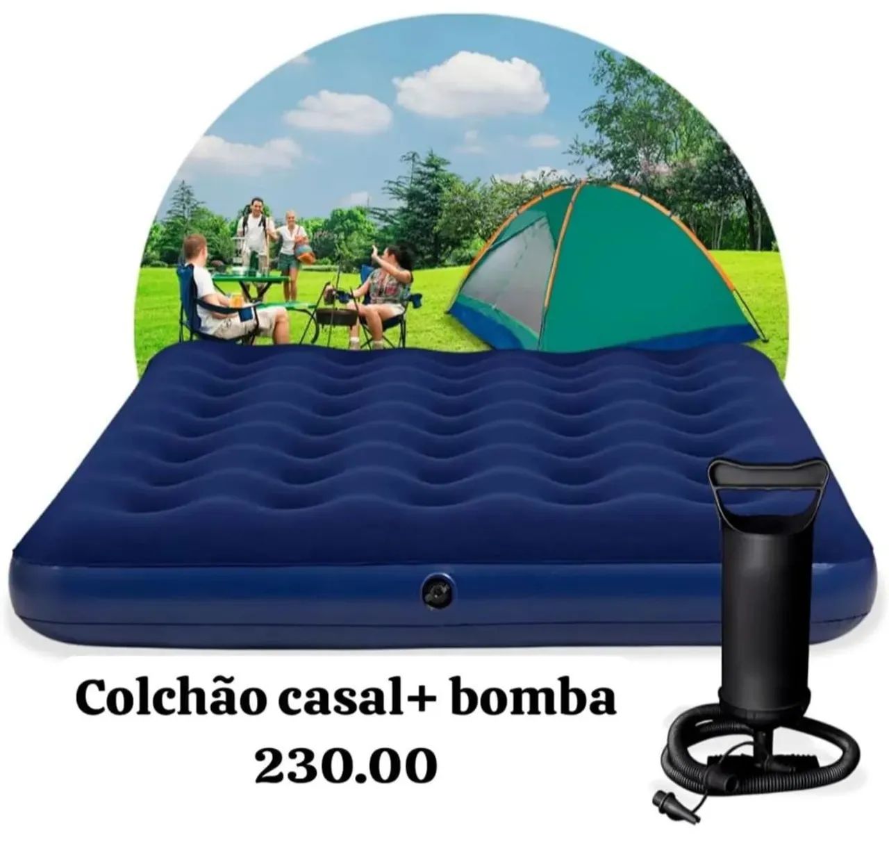 Colchão inflável casal kit 