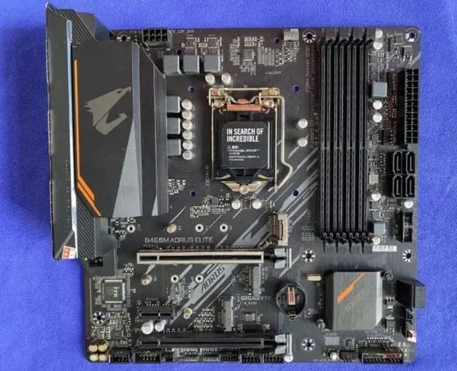 Placa Mãe Gigabyte B460M AORUS Elite, Chipset B460, Intel LGA 1200 ...