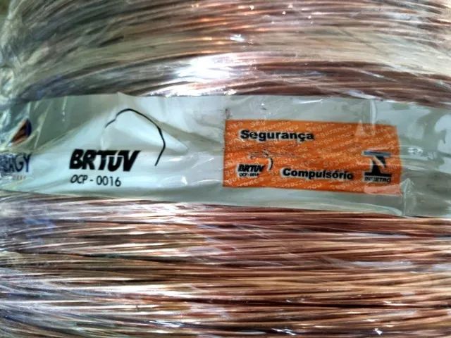 400m Cabo Cobre Nu 25,00mm² Certificado Inmetro 400m Bobina  - Foto 2