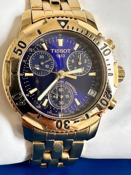 Relógio Tissot PRS200 dourado original  - Foto 3