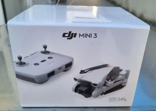 Drone Dji Mini 3 NOVO, LACRADO! Vai até 10km. Voa até 51 minutos. Parcelo em 12X 
