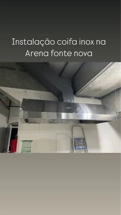 Coifa inox sob medida 