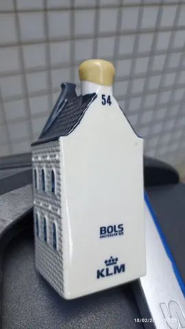Casinha de porcelana klm n° 54 cheia Bols - Foto 4
