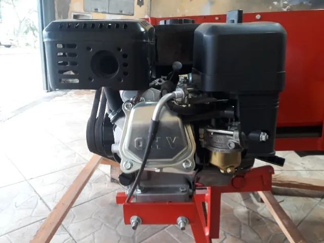 Maquina De Ensacar Silagem Primus 2 Eixos Com Motor Kawashima Ge700B 7hp, Gasolina Nova - Foto 4