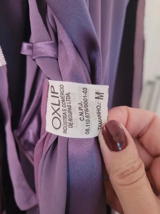 Vestido longo lilás - Foto 3