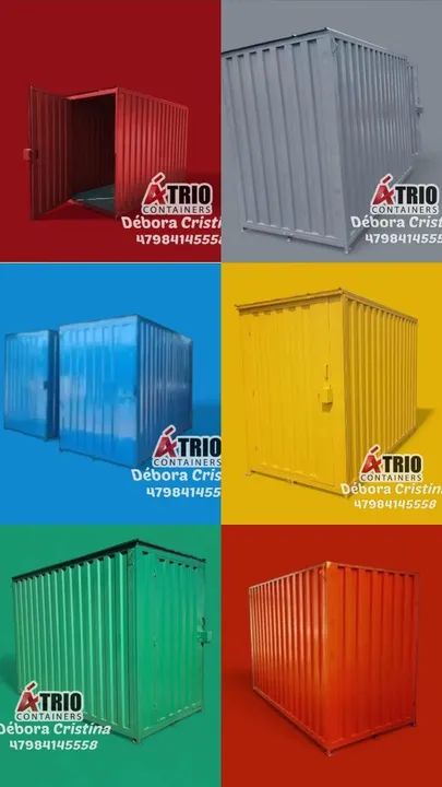 Container obra pintura acrílica 3x1.5x2.20 - Foto 4