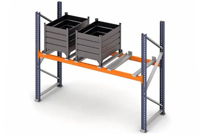 Porta-Palete | OSL 0C039 | 250kg por nível | módulo Inicial | cinza 1,8m x 2m x 60cm | PAL