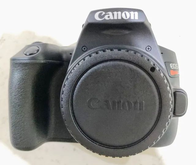 Câmera CANON SL3 REBEL + LENTE EF-S 18-55mm