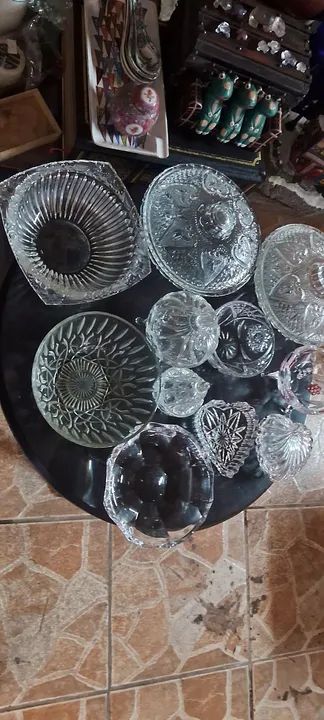 Jogo de 11 belíssimas peças transparente  - Foto 2