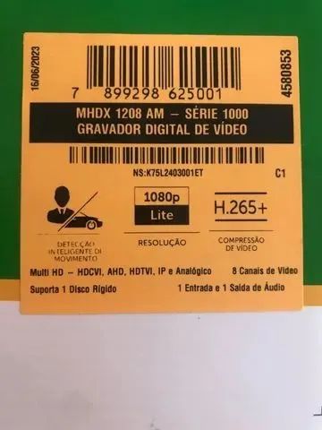 023 Dvr Intelbras 8 canais - Foto 2