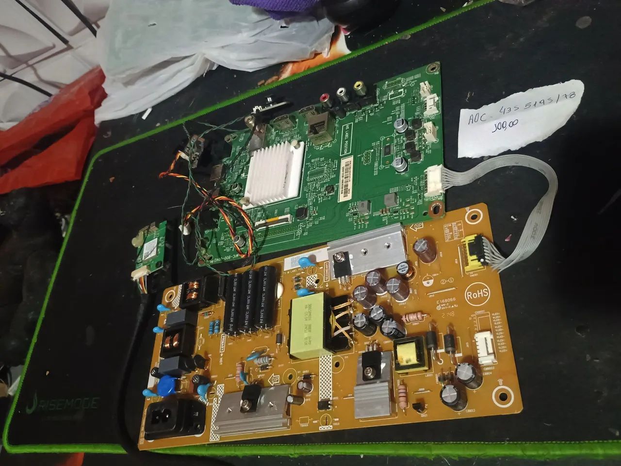 Placas tv AOC 43S5195/78 todas as placas da foto