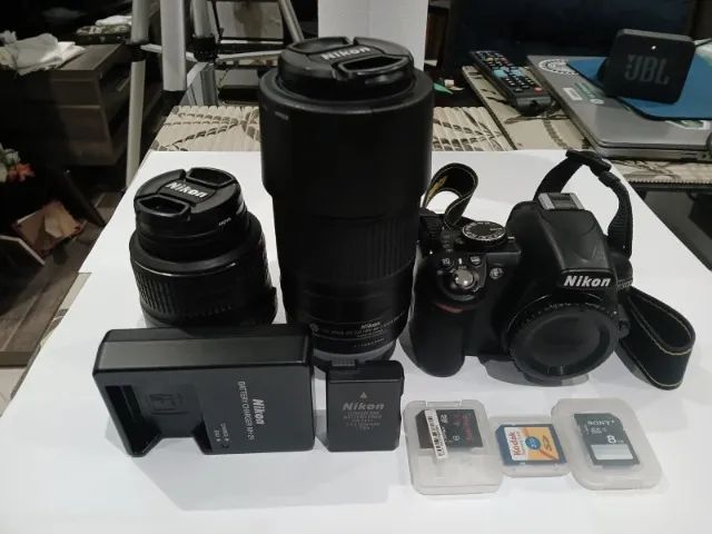 Câmera Fotográfica + Kit para Foto Completo_NIKON D3100 - Foto 2