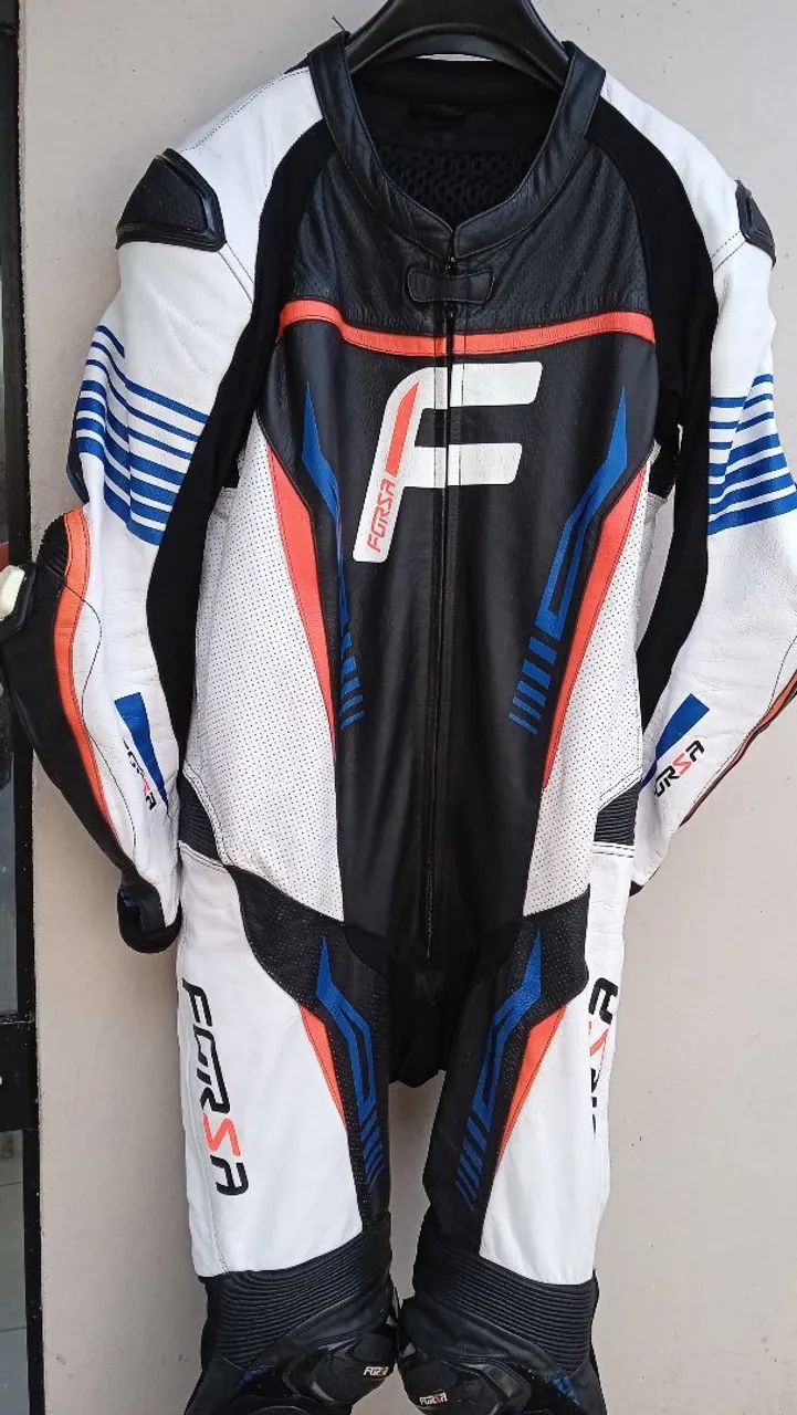 Macacão de Couro Forza para Motociclista TM 58  - Foto 2