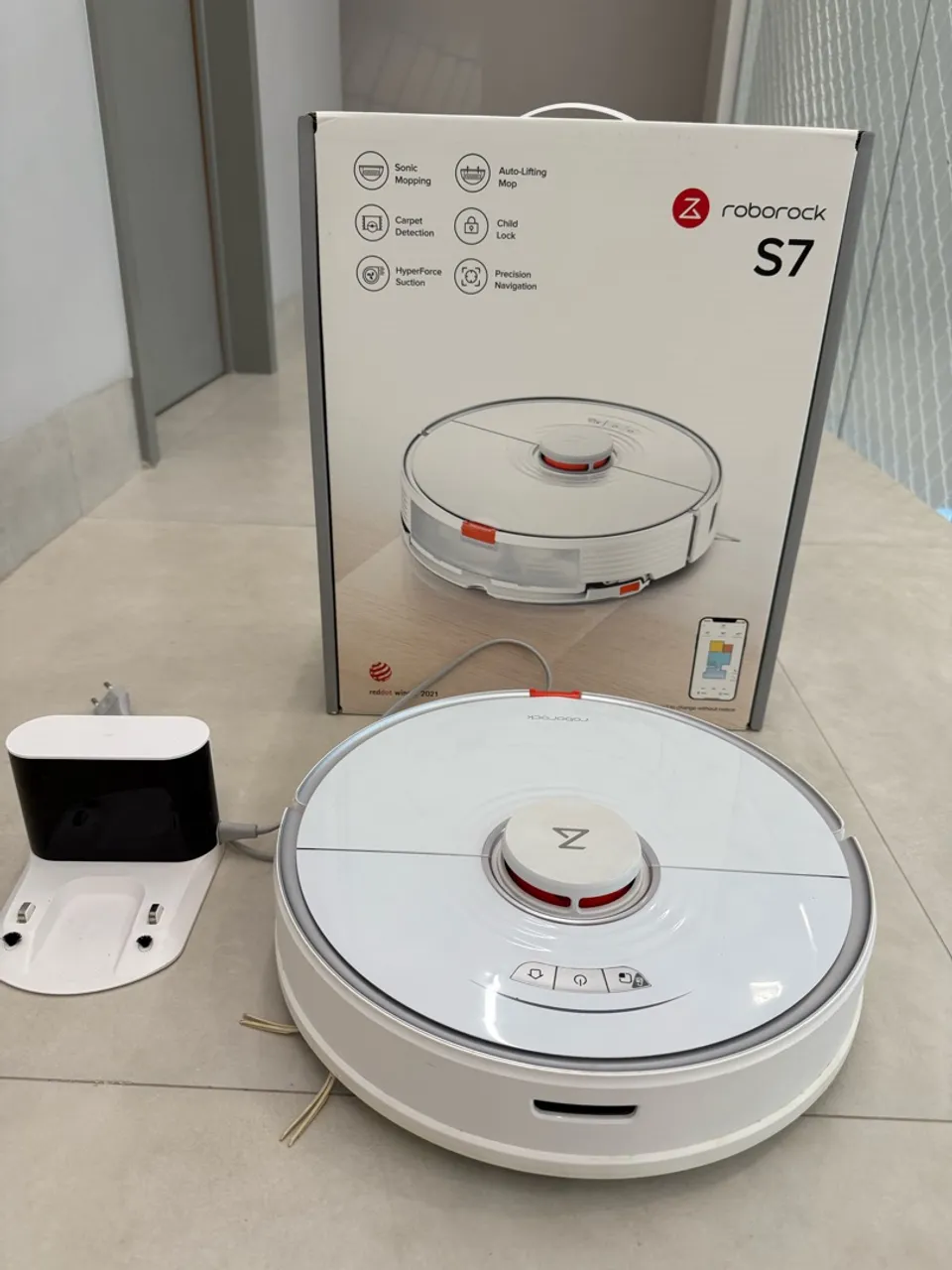 Roborock S7 - Aspirador de Pó Robô com Tecnologia de Ponta