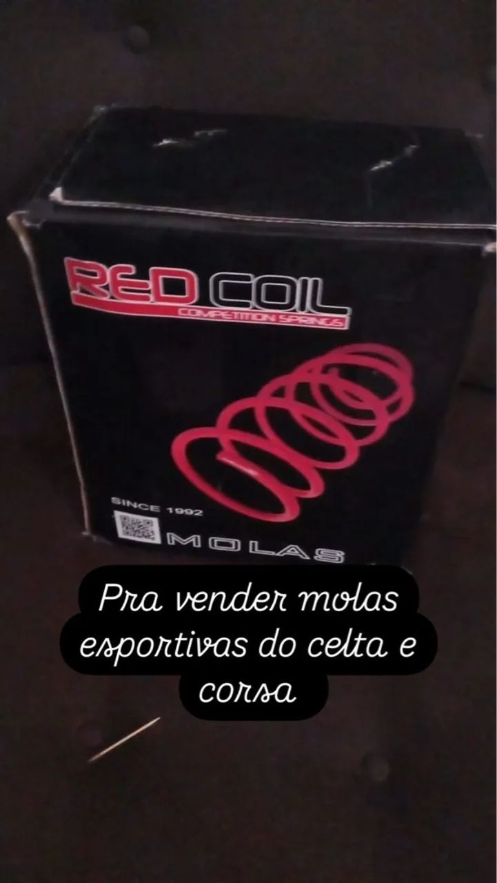 Molas esportivas Red Coil para Celta e Corsa