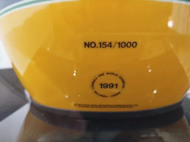 RARIDADE CAPACETE DO AIRTON SENNA - Pintado por SID MOSCA - Foto 6