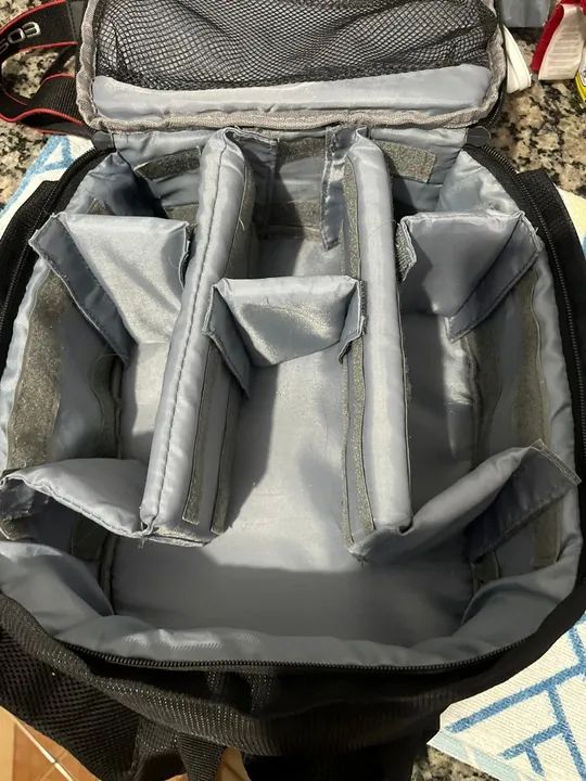 Câmera Fotográfica Canon T.7 - Com 2 Baterias + Carregador + Mochila  - Foto 5