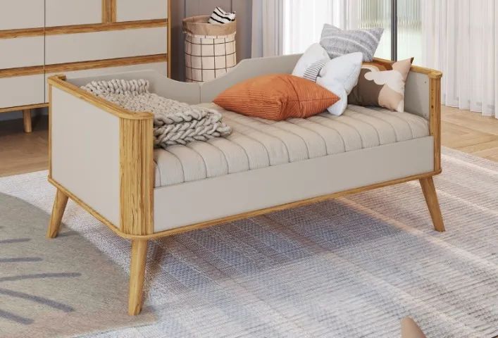 Berço Retro Evolution Theo 4x1, 100% MDF (Novo) - Foto 5