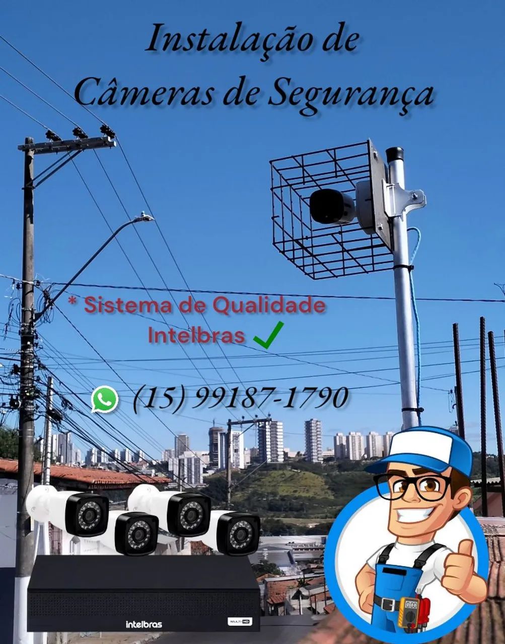 Instalação de Câmeras de Segurança 