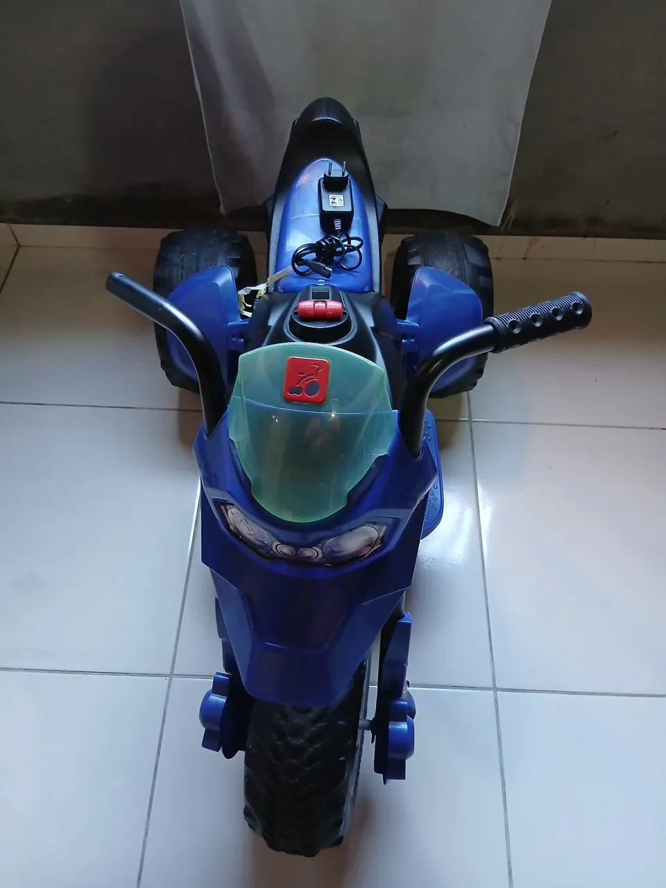 Moto Elétrica Infantil Azul