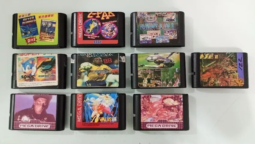 Mega Drive 3 Completo com Cabos + 1 Controle + 15 Jogos Sonic Etc "Possui Detalhe"Pergunte - Foto 4