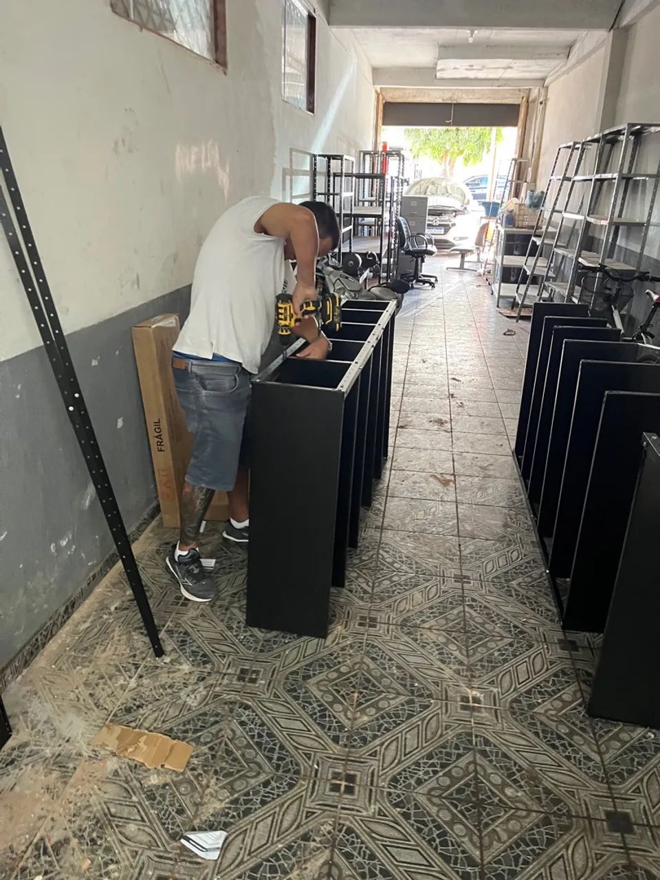 Estantes de aço preta Amapá  - Foto 2