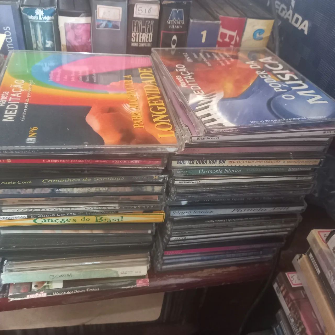 60 cds e 25 dvds espíritas lote. Originais - Foto 5