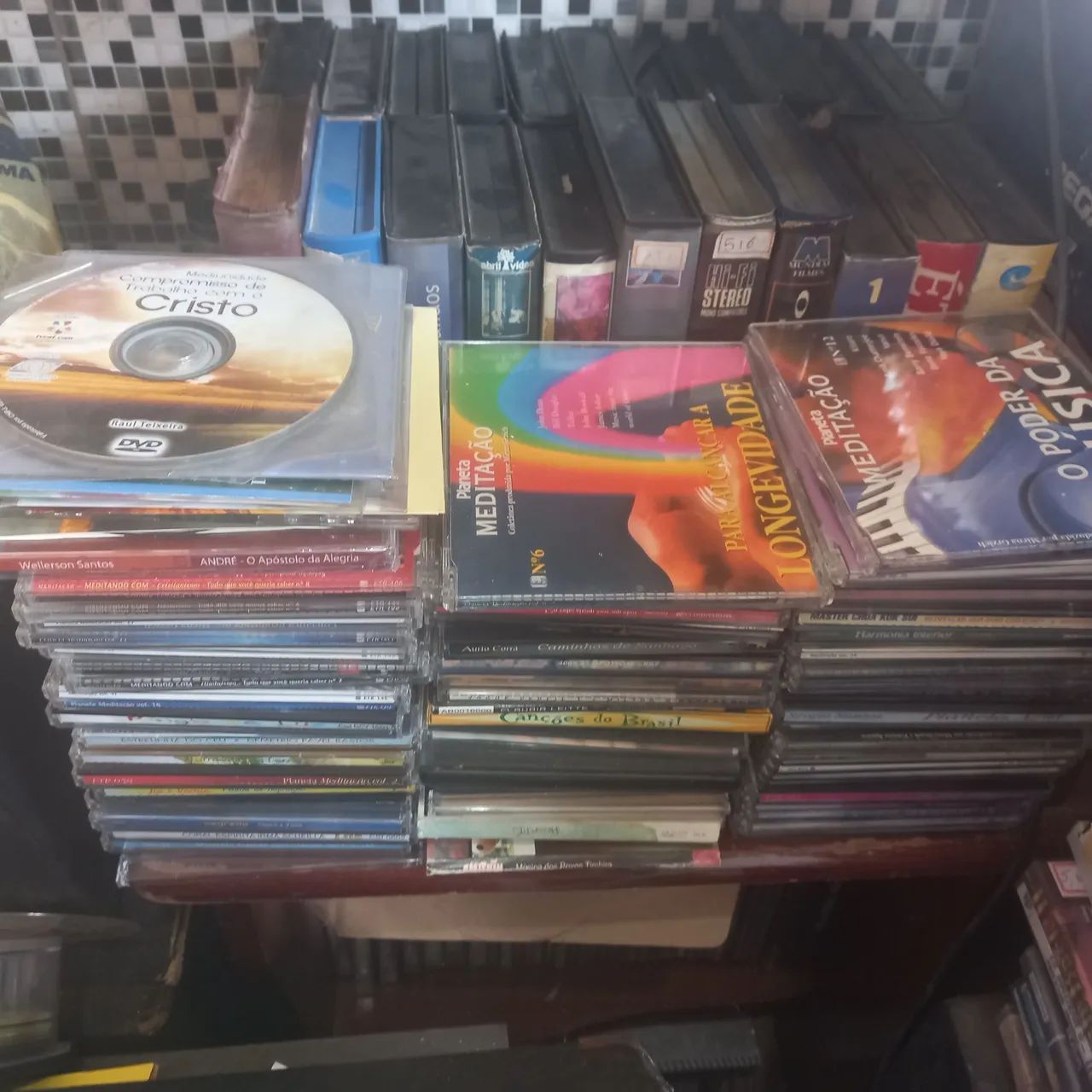 60 cds e 25 dvds espíritas lote. Originais - Foto 2