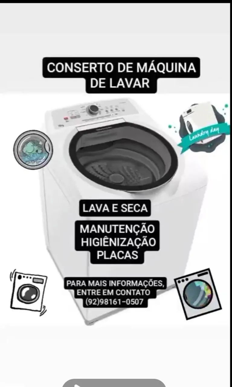 Conserto de máquina de lavar !