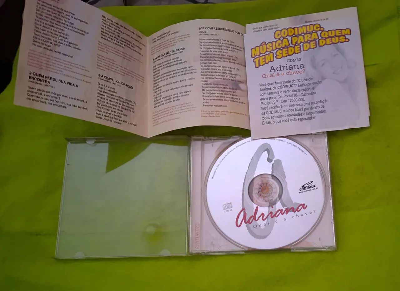 CD Adriana - Qual é a chave? - Foto 3