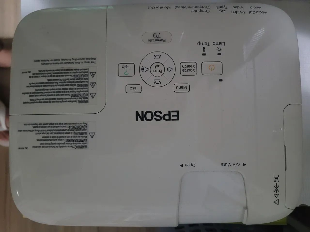 Projetor Epson PowerLite 79 10x s juros