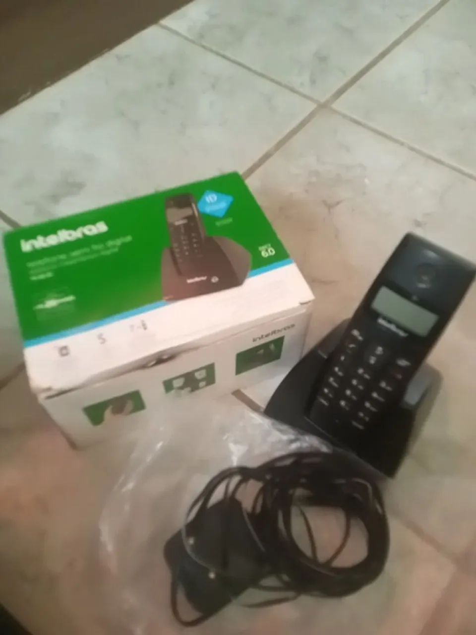 Telefone sem fio digital - marca intelbras