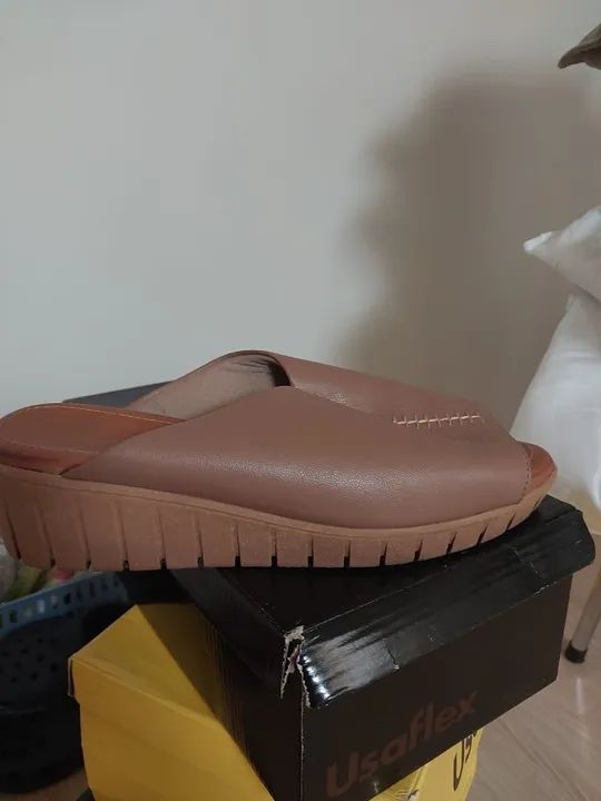 Vendo sandália  couro da Usaflex - Foto 2