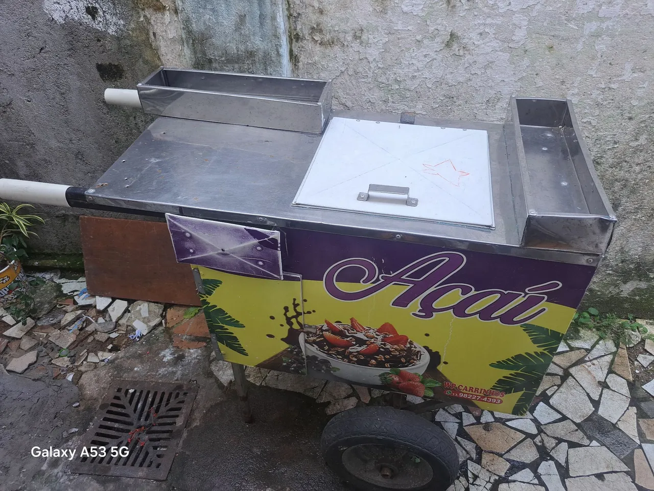 Carrinho de Açaí Personalizado - Seu Negócio Lucrativo!