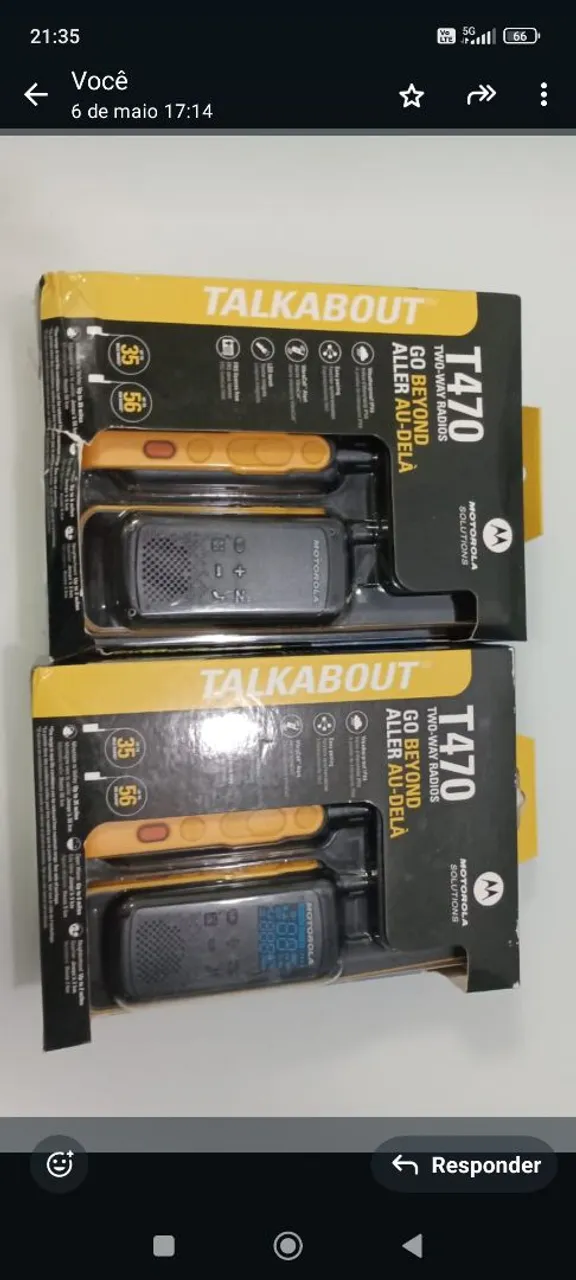 Motorola Talkabout T470 Walkie Talkie
