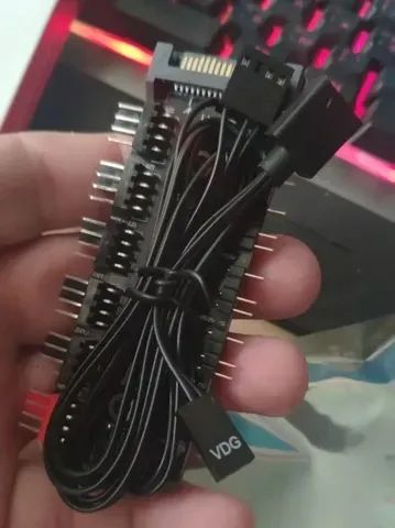hub de fan pc expansão de cooler - Foto 2