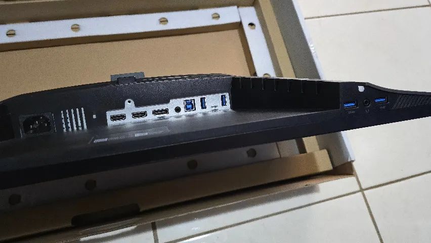 Monitor Dell S2721DGF com LCD trincado (DEFEITO, retirada de peças) - Foto 3