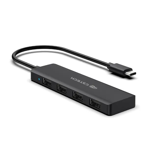 Hub USB-C 2.0 4 Portas C3Tech HU-C230BK - WZetta - Foto 3