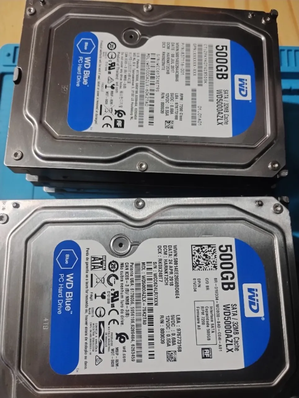 HD de Pc e Notebook - Grande e Pequeno - 500GB e 1TB