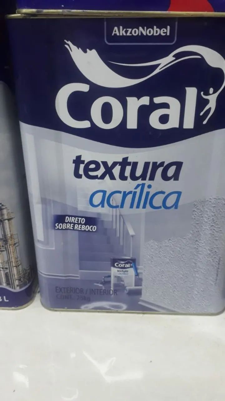 Tinta Textura Acrílica Coral - 25kg